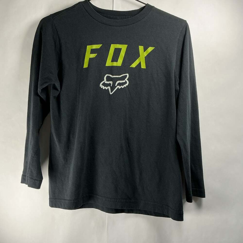 Fox Racing Youth Long Sleeve Graphic Tee Shirt Black Size YL